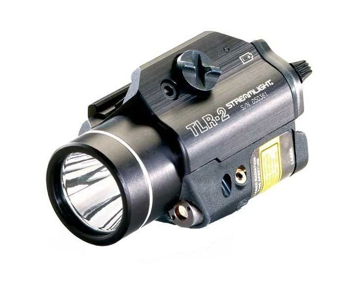 Streamlight TLR-2 Tactical Weapon Flashlight with Laser Sight, Black, No Strobe - 69120