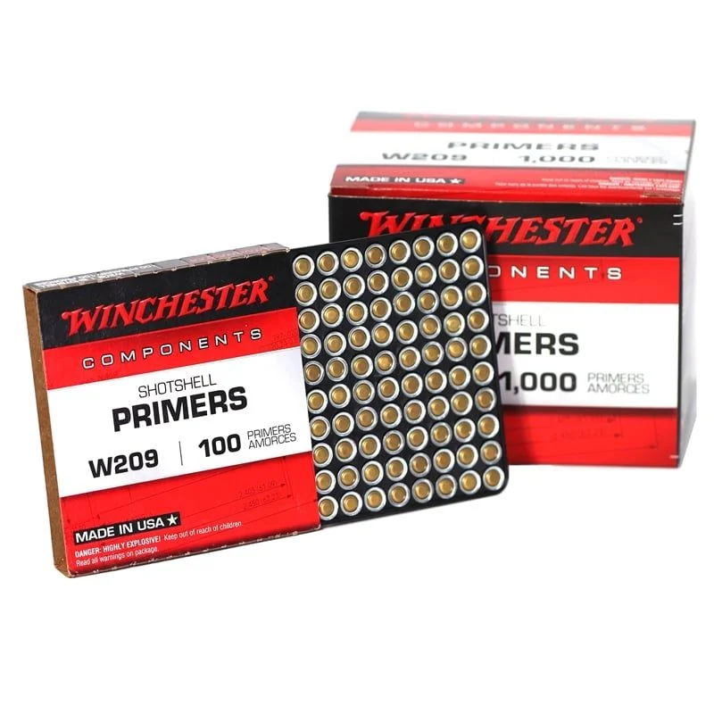 Winchester Ammo W209 Shotshell 209 Shotgun Primers 1000 count - W209
