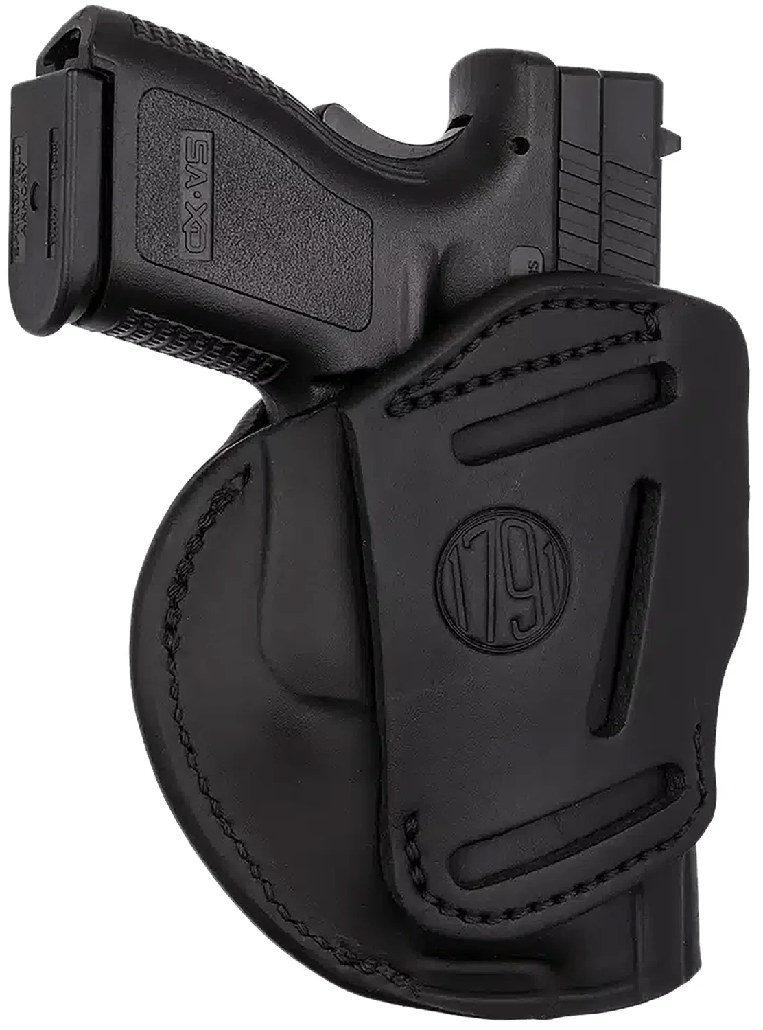 1791 Gunleather 4-Way Holster Size 5 Stealth Black LH
