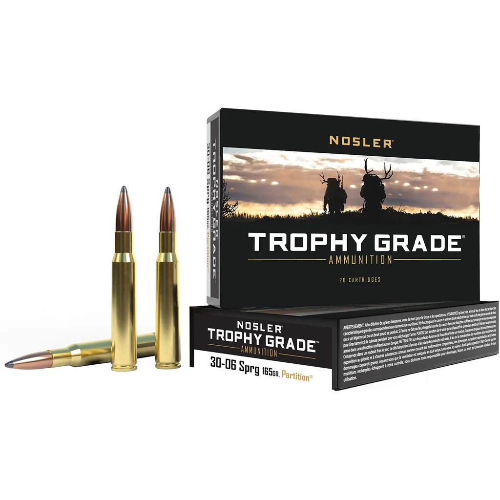 Nosler Trophy Grade .30-06 SPRG 165 gr Partition 20rd