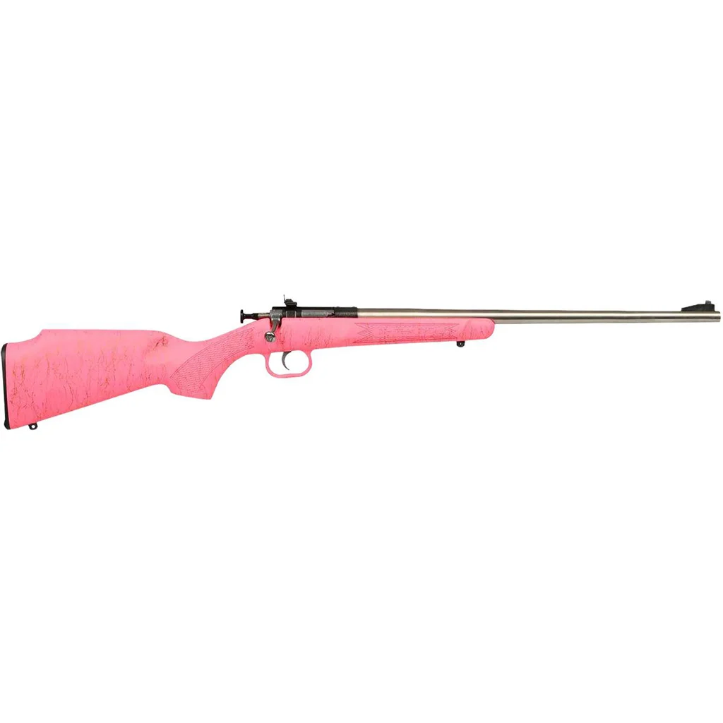 Keystone Crickett 22 LR Stainless Pink Gold Web