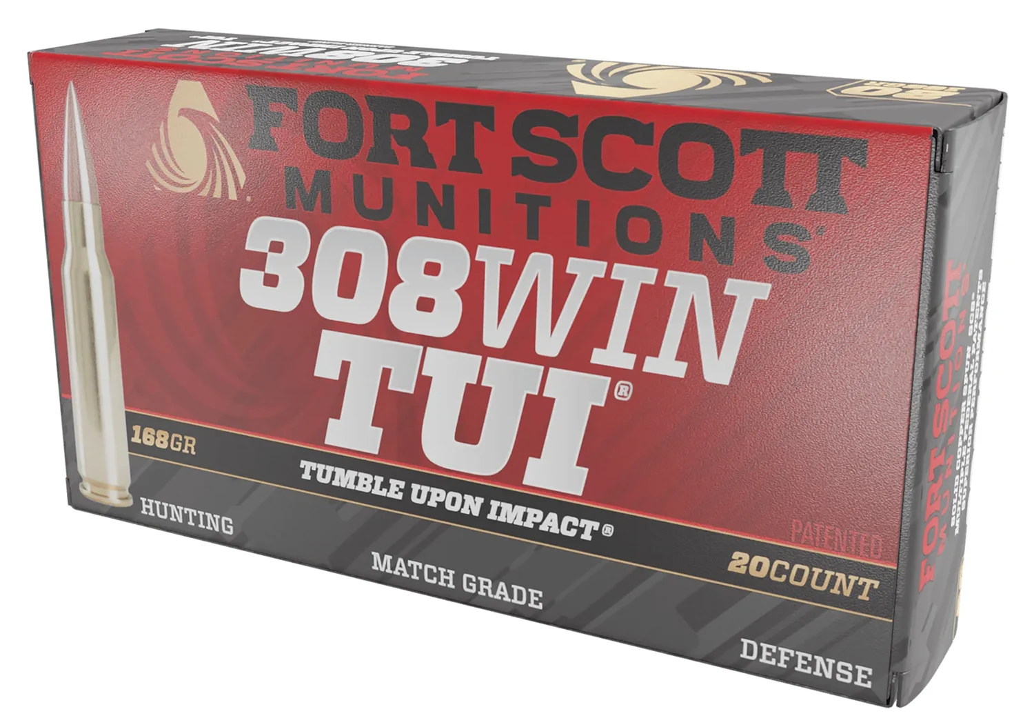 Fort Scott 308 Win 168gr TUI Solid Copper 20rd