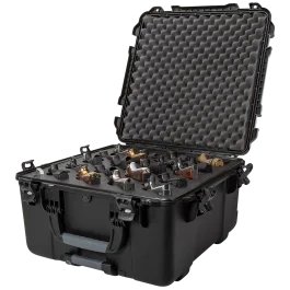 NANUK (PLASTICASE INC) Black Resin Handgun Case: Dust Proof, Impact Resistant, Waterproof 96820UP1