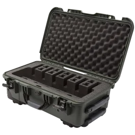 NANUK (PLASTICASE INC) Olive Polymer Handgun Case 9356UP6