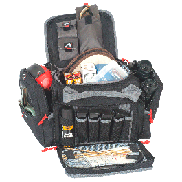 GPS Bags Black Nylon Range Bag with Heavy Duty Zipper and Foam Padding 1411MRB