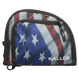 Allen Endura Foam-Padded Handgun Case: USA Flag with Black Trim 7719