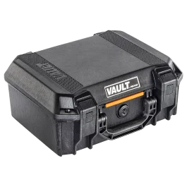 Pelican Black Polymer Foam-Padded Lockable Handgun Case - Holds 2 Handguns VCV200