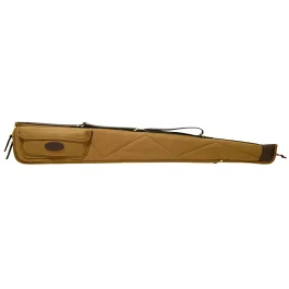 Boyt Harness Lockable Canvas Shotgun Case with Brass Hardware in Khaki Waxed Finish 0GCWC5206