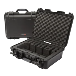 NANUK (PLASTICASE INC) Black Resin Handgun Case: Waterproof, Airline Approved, Latches 9254UP1