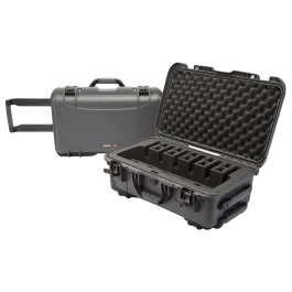 NANUK (PLASTICASE INC) Graphite Resin Handgun Case - Airline Approved, Floatable, Dust/Waterproof, Impact Resistant 9356UP7