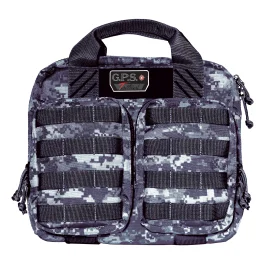GPS Bags Gray Digital Lockable Gun Case 4 Handguns T1413PCG