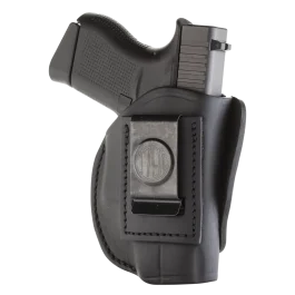 1791 Gunleather 4-way Right Hand Leather For Glock 43 Inside-Outside-The-Waistband Holster 4WH2SBLR