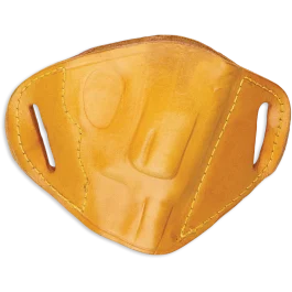 Bulldog Molded Right Hand Tan Leather Revolver Belt Slide Holster MLTRS