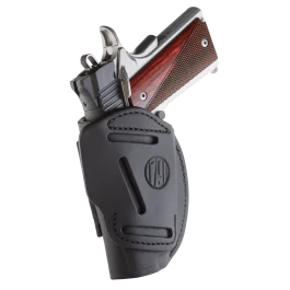 1791 Gunleather 4-way Right Hand 1911 3-4 Leather Pistol Holster 4WH1SBLR