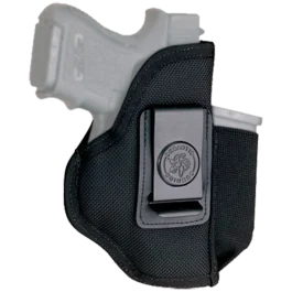 Desantis Gunhide Pro Stealth Black Smooth Nylon Handgun Belt Holster with Belt Clip N87BJE1Z0