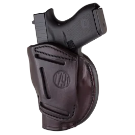 1791 Gunleather 4-way Right Hand Pistol Leather Belt Clip Holster 1911 3-4 4WH1SBRR