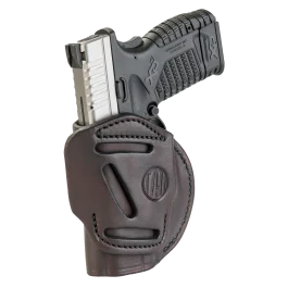 1791 Gunleather 4-way Right Hand Pistol Holster with 1 Compartment for Springfield XD 4WH4SBRR