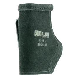 Galco Stow-n-go Black Leather Right Hand Pistol Belt Clip Holster STO436B