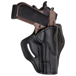 1791 Gunleather Bh1 Black Leather Belt Slide Right Hand 4-5 1911 Holster ORBH1SSBLR