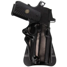 Galco Speed Master Black Leather Paddle Right Hand Holster for S&W M&P Shield 2.0 9/40 SM2-652B