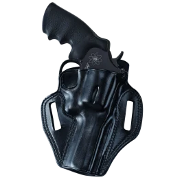 Galco Combat Master Tan Leather Belt Holster for Right Hand Revolver CM114