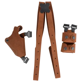 Galco Classic Lite Natural Leather Shoulder Holster for Right Hand S&W J Frame Handgun CL2160