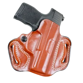 Desantis Gunhide Mini Slide Right Hand Tan Leather Belt Slide Holster for Sig P365 086TA8JZ0