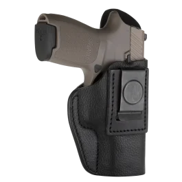 1791 Gunleather Sch Night Sky Black Leather Left-Handed Belt Clip Pistol Holster SCH5NSBL