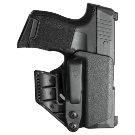 Mission First Tactical Minimalist Ambidextrous Belt Clip Holster for Sig P365 (Black Polymer)