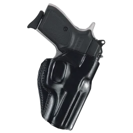 Galco Stinger Black Leather Smooth Finish Pistol Belt Holster with Belt Loop SG456B