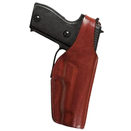 Bianchi 19l Thumbsnap Smooth Tan Leather Right Hand Pistol Holster 17632