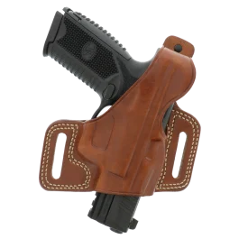 Galco Silhouette Right Hand Smooth Tan Leather Pancake Holster for 1911 Pistol SIL212