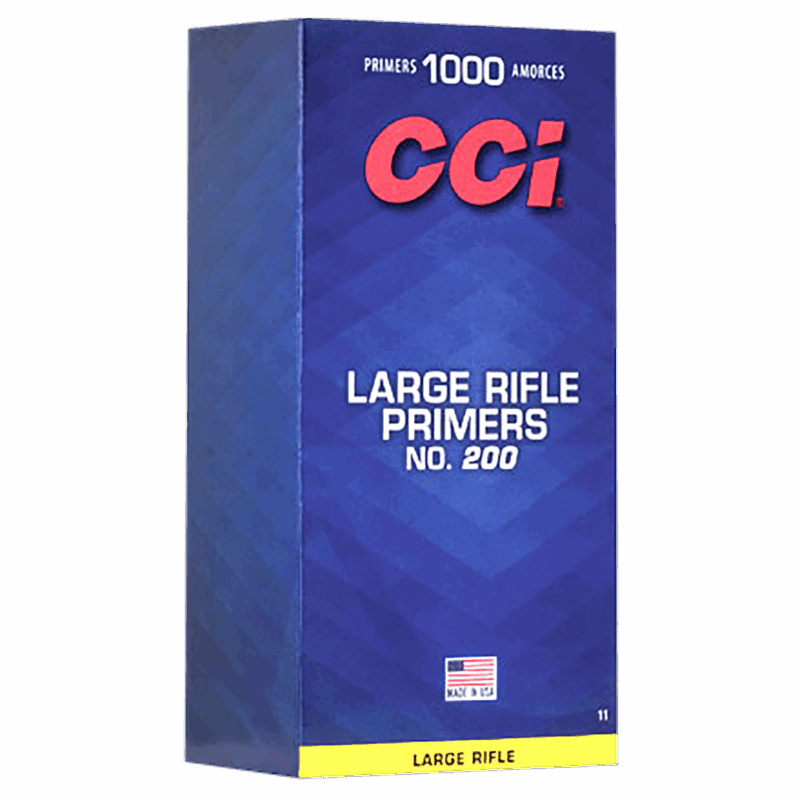 CCI #200 large rifle primers 1000ct - 76683000118