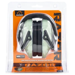 Walkers Razor Slim Passive Muff 27 dB Sage Green-Black 1 Pair