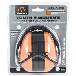 Walkers Youth Women Coral Ear Muffs 23 dB NRR