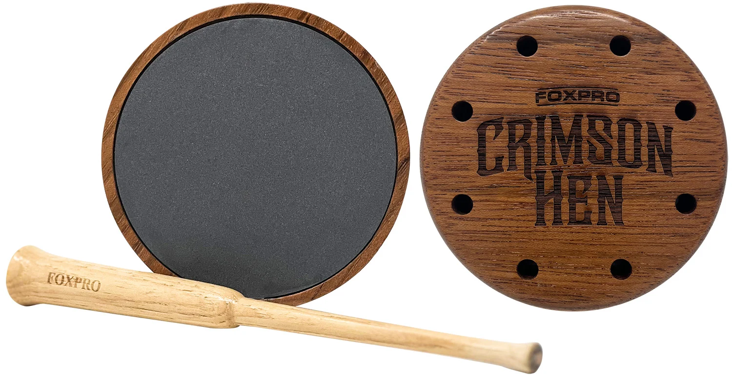 Foxpro Crimson Slate Friction Turkey Call, Cherry Wood