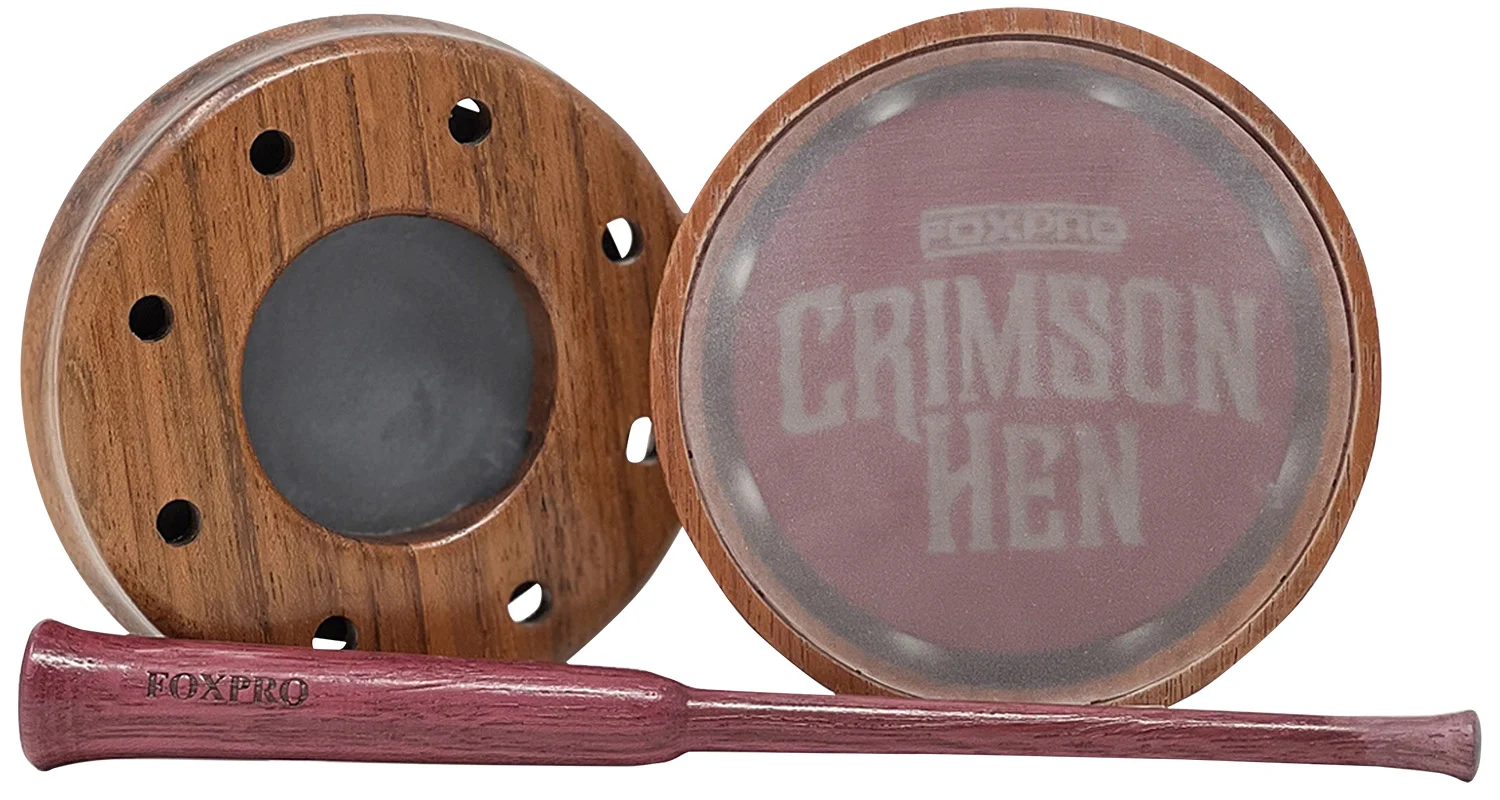 Foxpro CRIMSONTIP Friction Turkey Call, Cherry Wood
