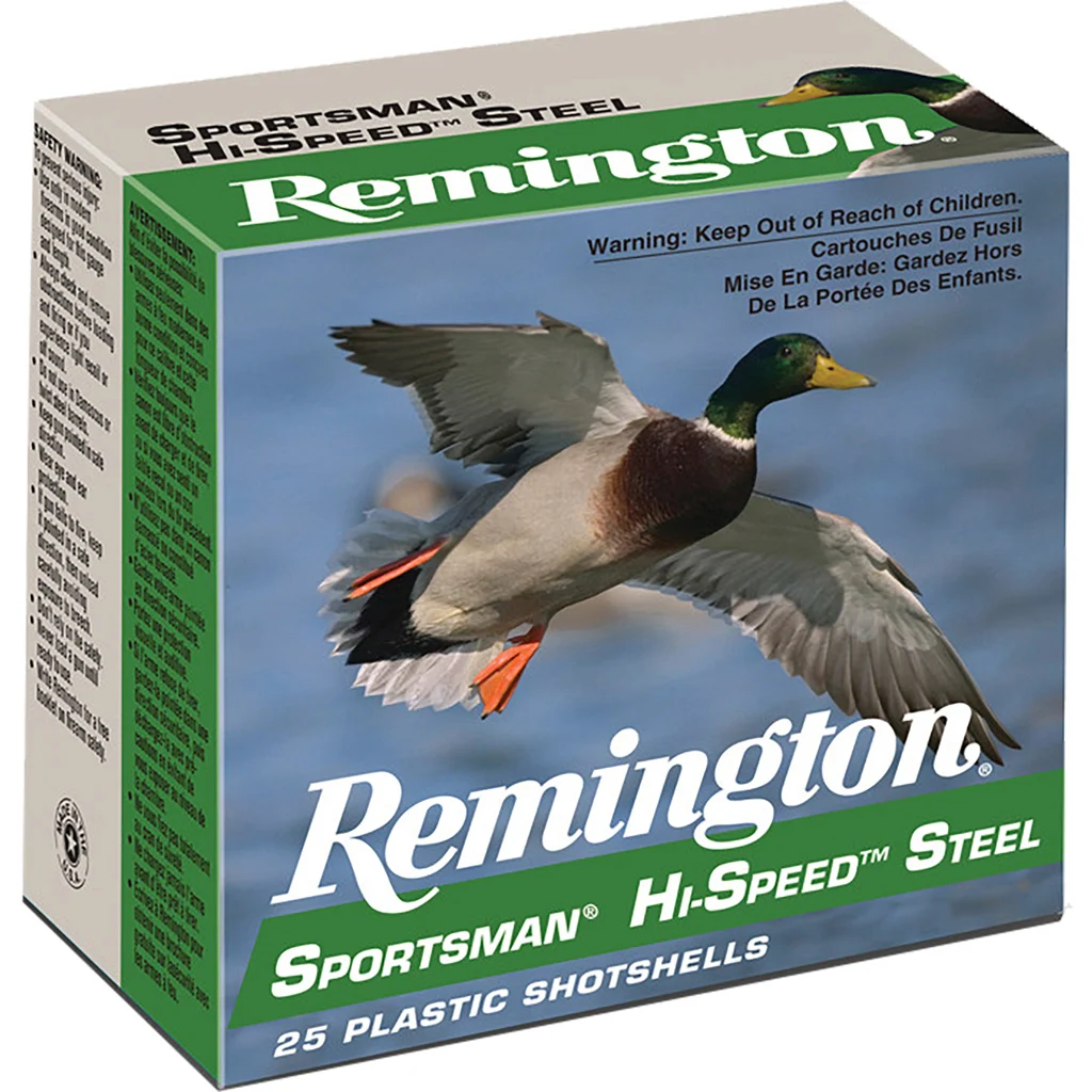 Remington Sportsman Hi-Speed Steel 12 ga. 2.75 in. #2 Shot 25 rd