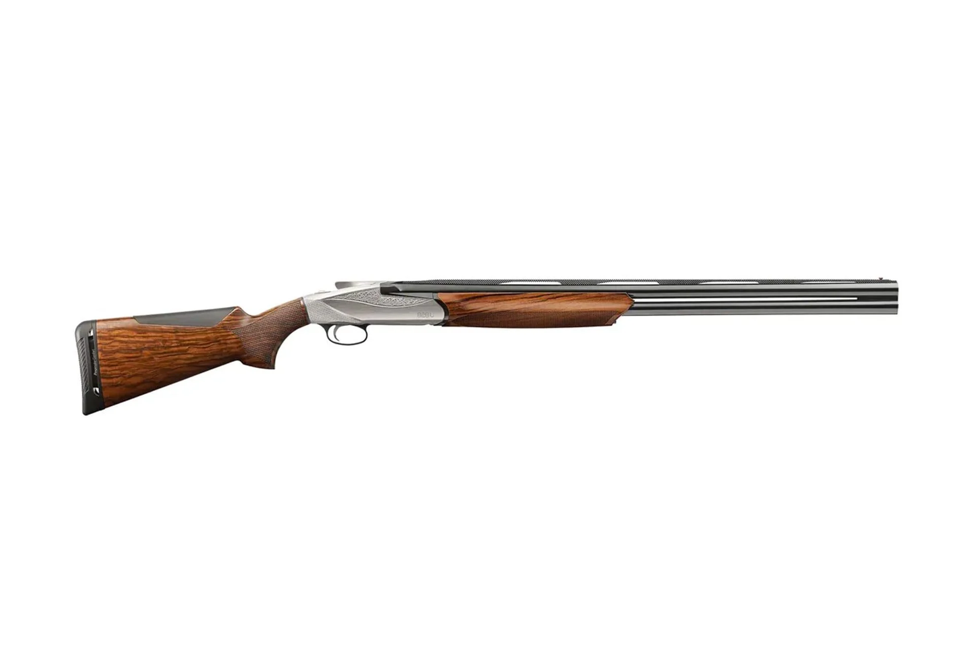 Benelli 828U 12-gauge 3" 28" AA-Grade Satin Walnut Engraved Nickel Receiver O/U Break Action Shotgun 10704 - 10704