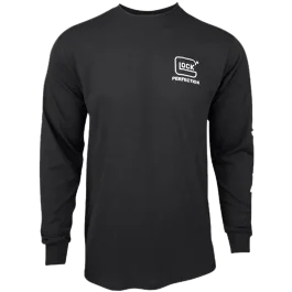 Glock Perfection Men's Long Sleeve T-Shirt, Size Small (Black)