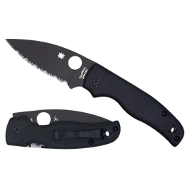 Spyderco Shaman Folding Knife Black Blade CPM S30V