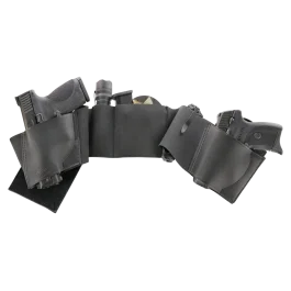 Galco UnderWraps Belly Band Small Black Leather Nylon