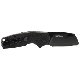 SOG Stout SJ Folding Cleaver 2.4 D2 Steel Black Handle