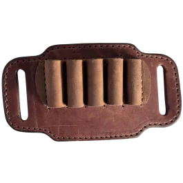 1791 Gunleather Brown Leather Ammo Belt Slide 12 Gauge