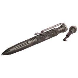 Uzi Accessories Tactical Pen Glass Breaker Cuff Key Gun Metal Aluminum