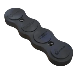 Lockdown Gun Magnet Black Holds 1 Handgun Rifle Shotgun