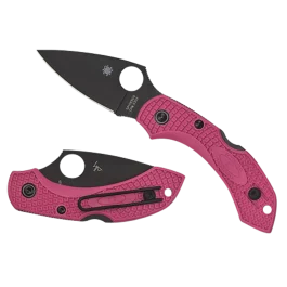 Spyderco Dragonfly 2 Pink Handle CPM S30V Blade Coated