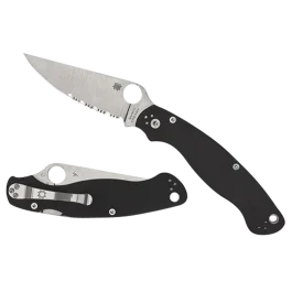 Spyderco Military 2 Folding Knife Black G-10 CPM S30V Blade