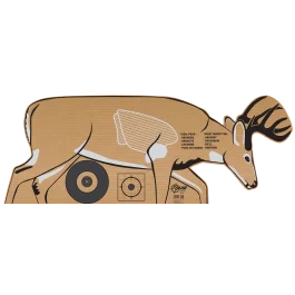 EZ Aim Deer Silhouette Target Brown/White
