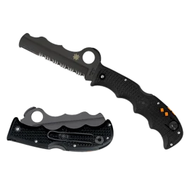 Spyderco Assist Black Blade Emergency Rescue Knife